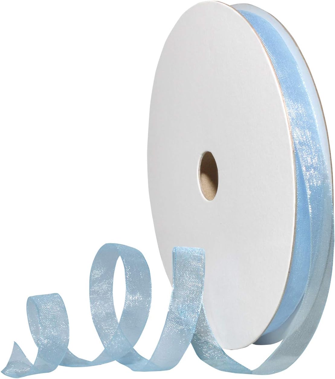 Red Organdy Nylon Ribbon - 5/8 Inch x 100 Yards | Morex 91803/100-609