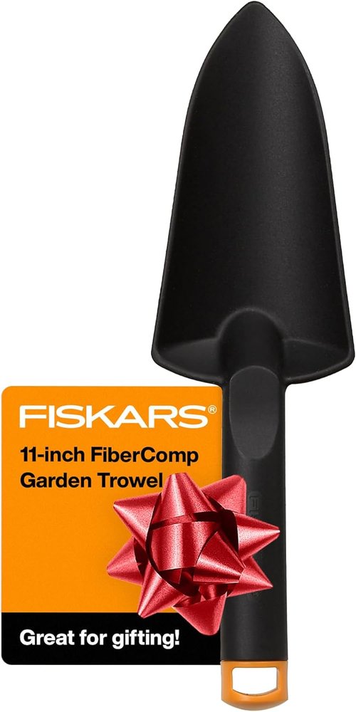 Fiskars Hand Trowel - Durable Fiber Composite Gardening Tool with Hang Hole | Perfect for Lawn Care