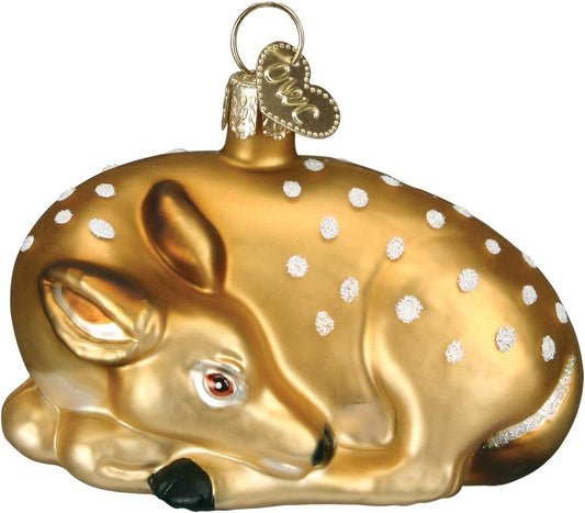Handcrafted Badger Glass Blown Ornament - Unique Christmas Tree Decoration