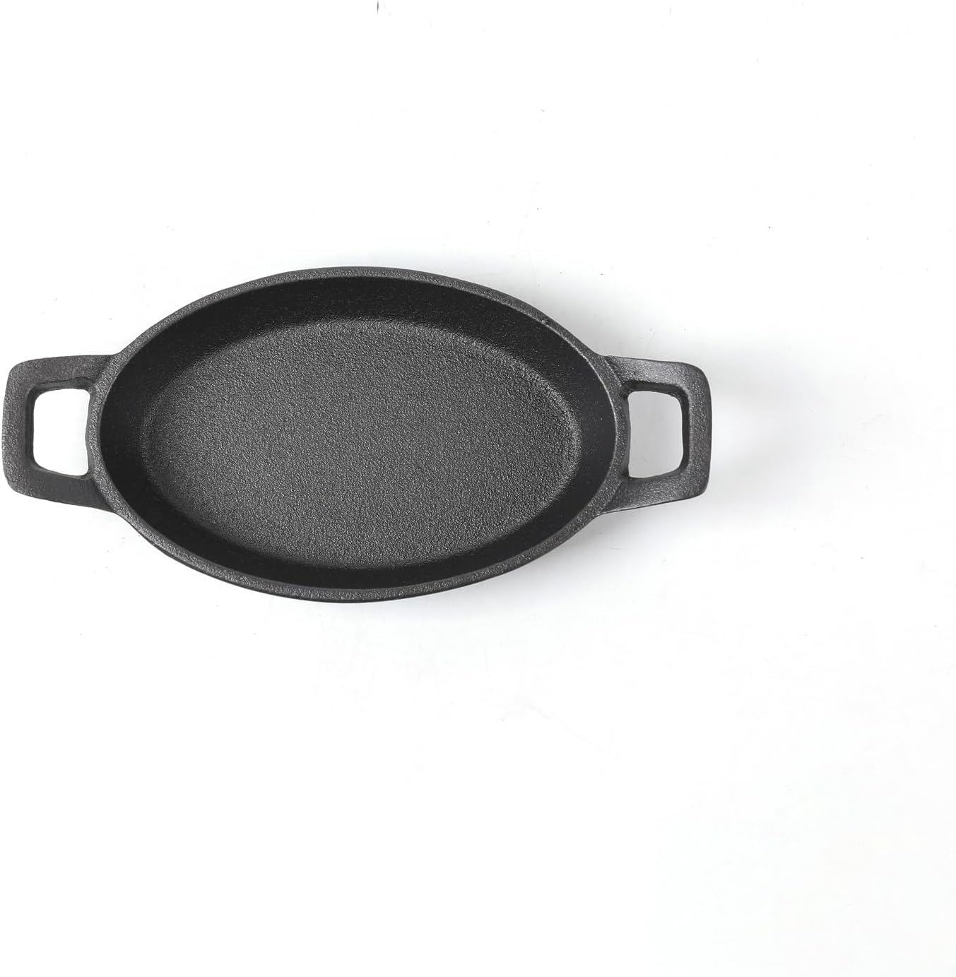 HAWOK Cast Iron Oval Serving Au Gratin Cookware Set of 4………