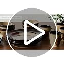 Pfaltzgraff Painted Poppies 16-Piece Stoneware Dinnerware Set for 4 - Standard Packaging