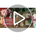 Woodland Christmas Garland 6-Foot Shatterproof Ball Ornaments for Tree, Mantle, Door