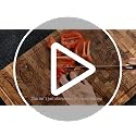 KEEMAKE Red 3-Piece Kitchen Knife Set - Sharp Chef, Nakiri & Utility Knives