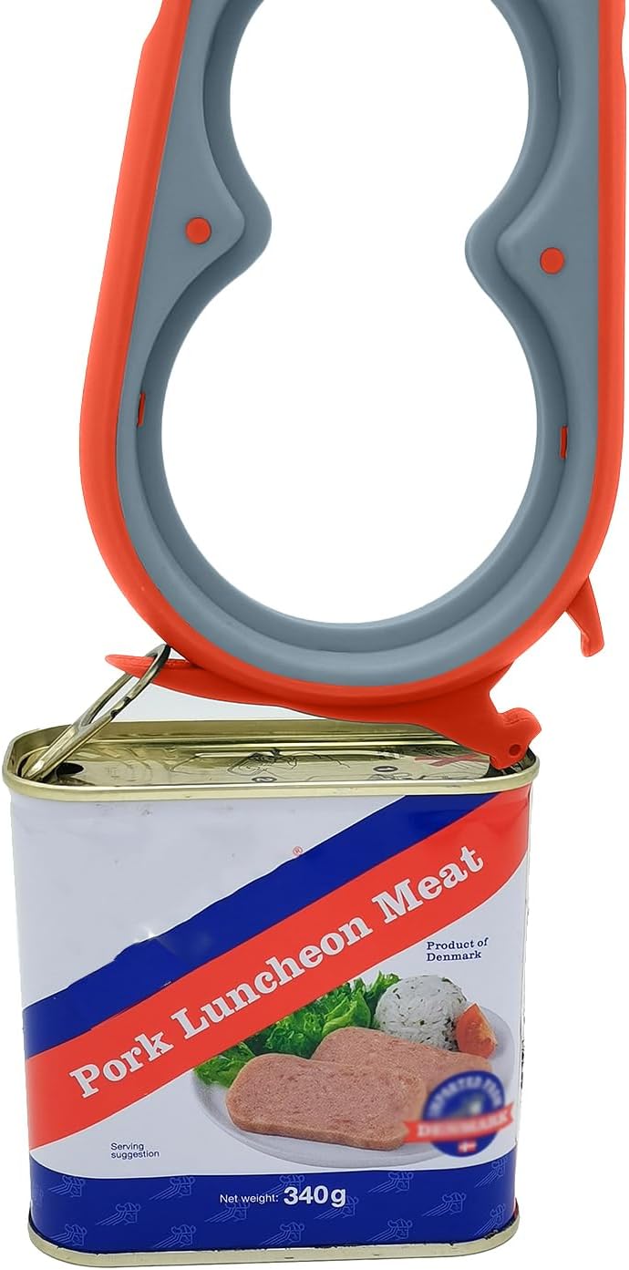 Otstar Jar Opener | Easy Grip Bottle & Can Opener for Seniors with Arthritis - Orange
