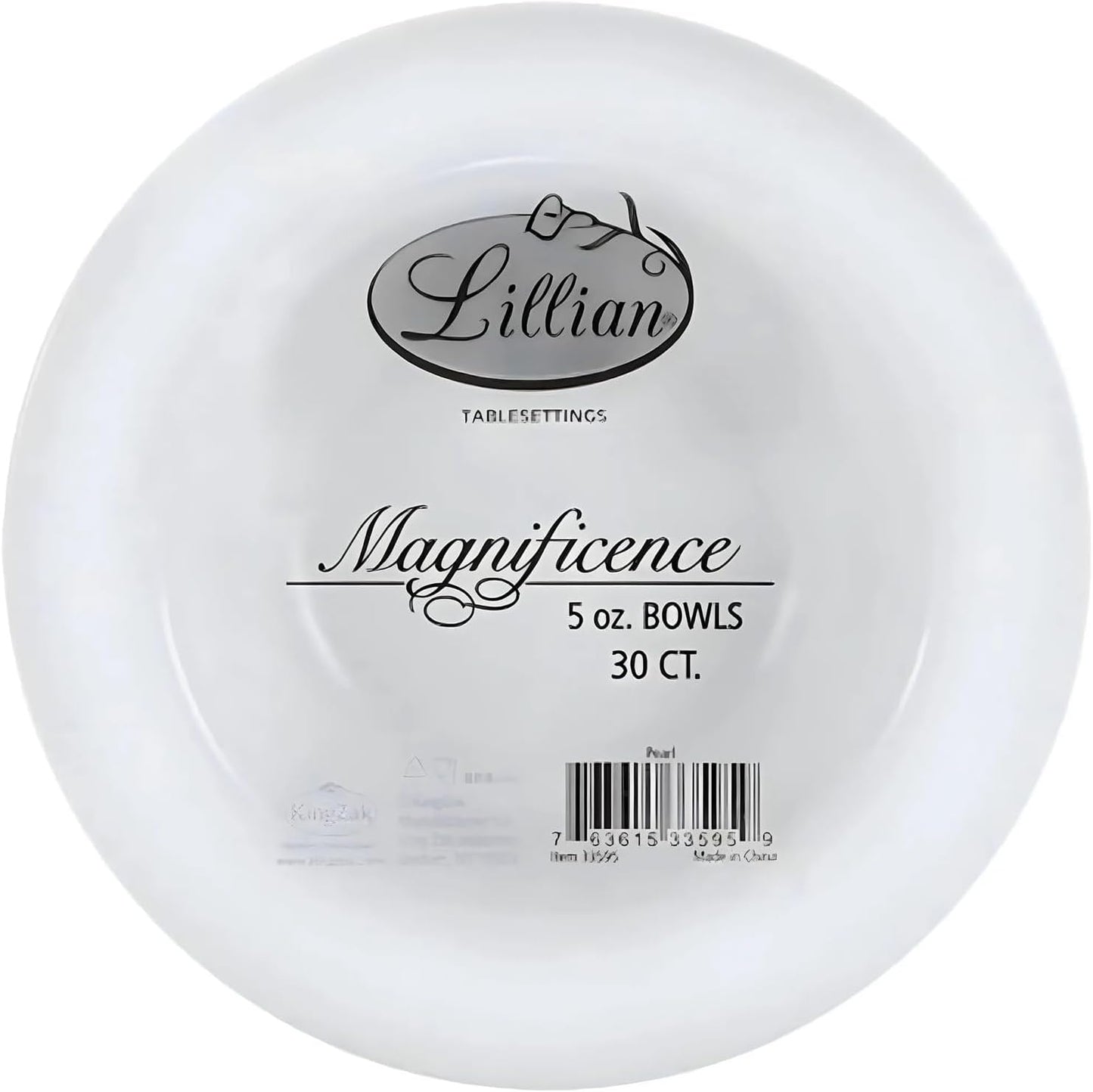 Premium 9-Inch Heavyweight Plastic Plates - Crystal Clear Wedding & Party Dinnerware, 30 Count