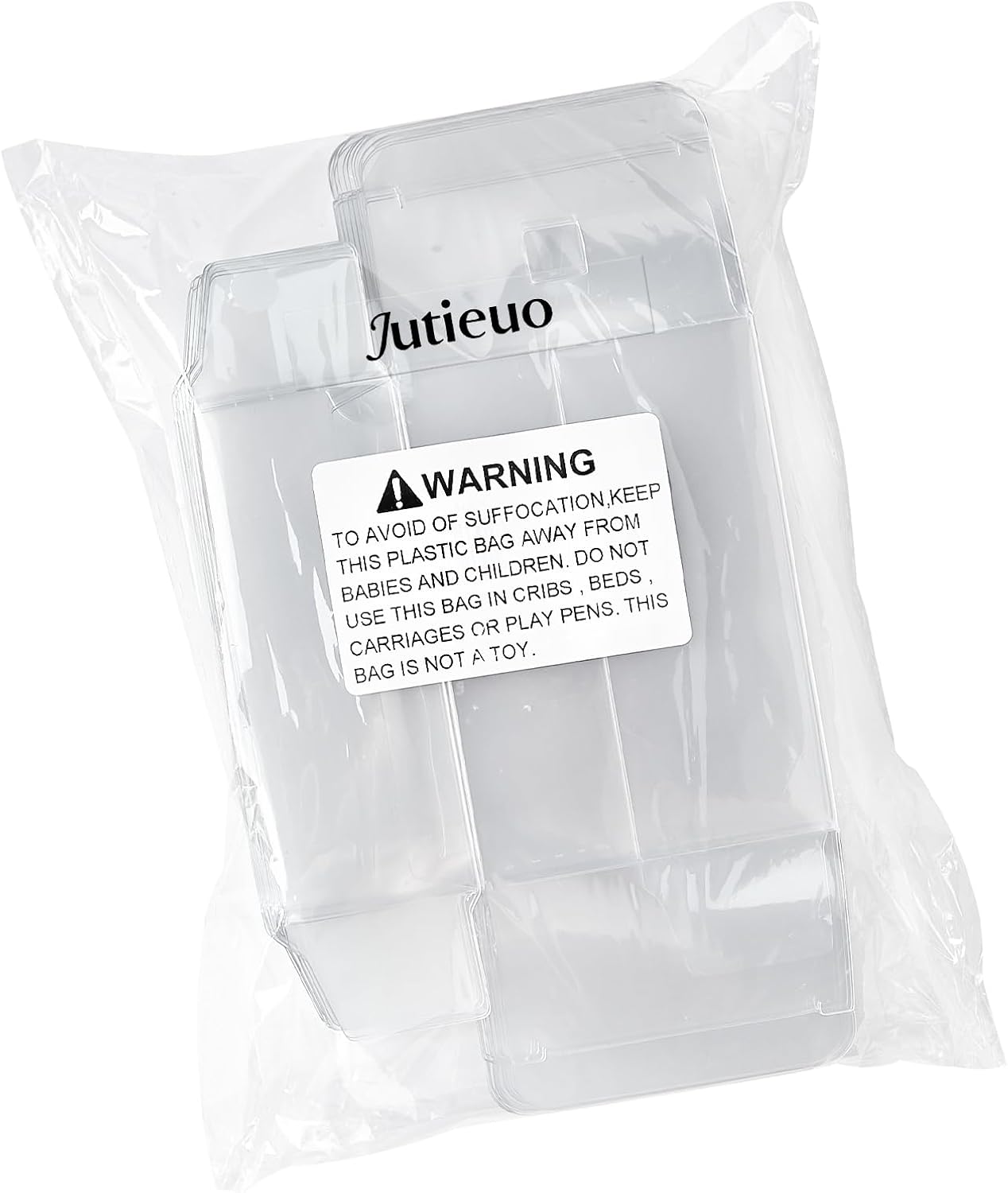 Jutieuo Clear Rice Krispie Treat Boxes - 45 PCS Individual Cakesicle Containers | 3.5x2.4x1.38 Inches