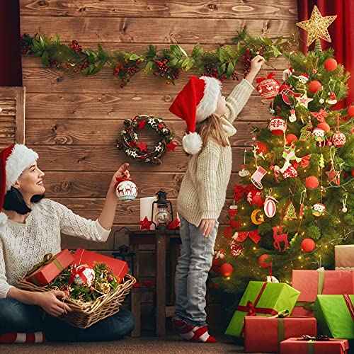 Shappy 400 Piece Christmas Ornaments Hanger Rope Set - Gold Hanging Ropes with Fasteners for Christmas Party Decorations