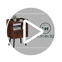 Yoobure White Modern Nightstand with Drawer & Open Shelf, 2-Tier Bedside Table