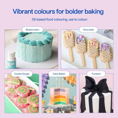 Colour Mill Oil-Based Food Coloring, 20 Milliliters White