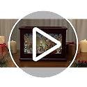 Heirloom Mr. Christmas Animated Glass & Wood Music Box - Plays 35 Songs, Brown ( variation: Heirloom )