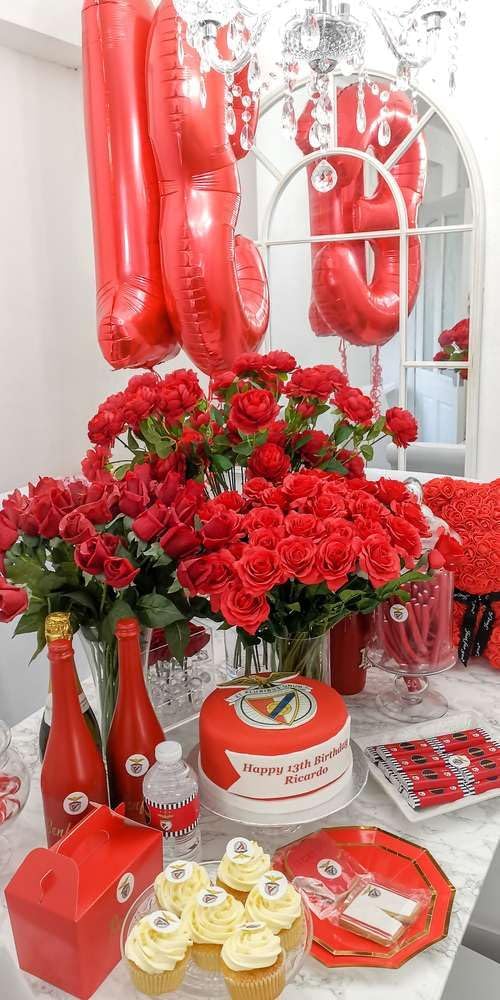 Red 3 Balloon, Number Balloon 40 Inch, 3rd Three Year Old Birthday Deco for Red Party Decorations, Number 3 Balloon