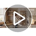 Matte White 6-Tier Over-the-Door Pantry Organizer - Adjustable Spice Rack