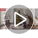 BSSN Upgraded Pink Faux Fur Christmas Tree Skirt - 60 Inch Plush Holiday Base Cover