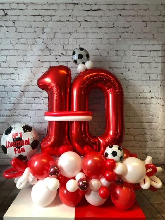 Red Number 14 Balloon - 40 Inch Birthday Decoration for 14th Birthday Parties | Ideal for Boys & Girls