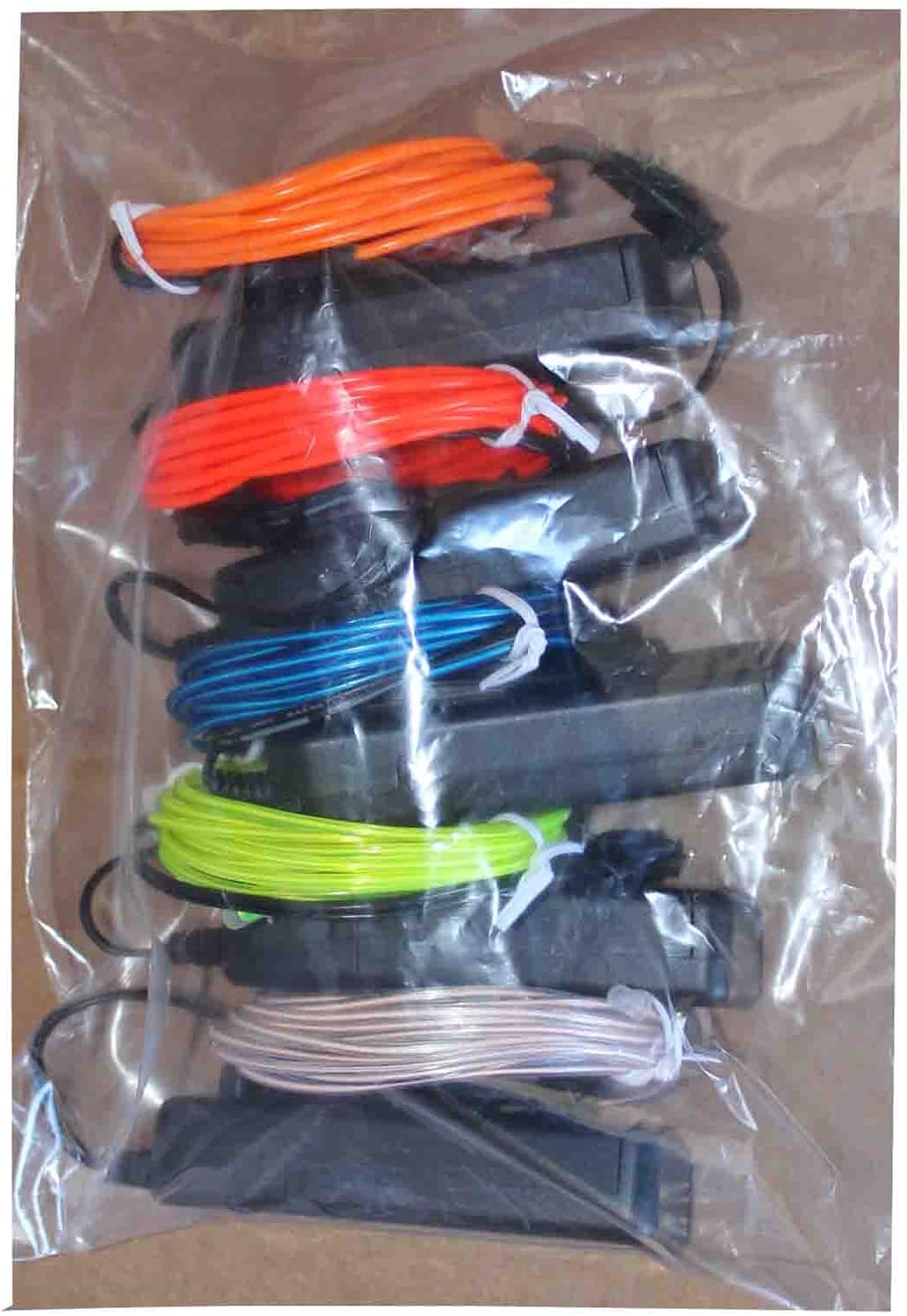 9ft Neon EL Wire Light - 5 Pack with Battery Pack for Creative Lighting Decor