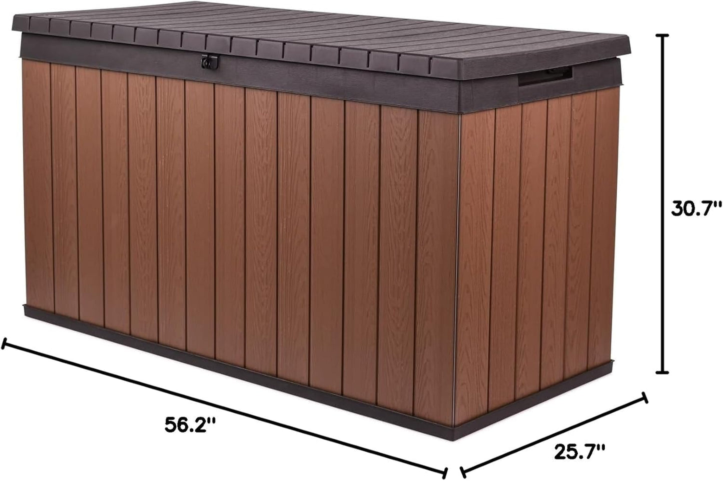 Keter Darwin 150 Gallon Storage Box - Durable Outdoor Organizer | Weather-Resistant Design
