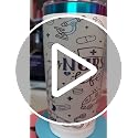 Cream 20 oz Stainless Steel Tumbler with Lid & Straw - Metalya