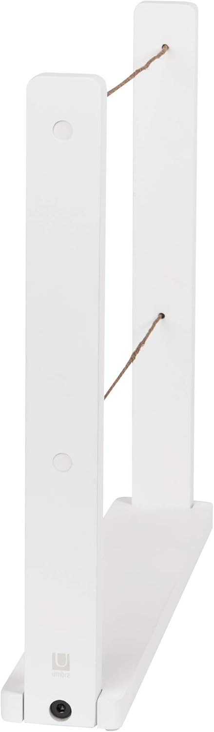 Umbra Hangit Desk Photo Display - White Desktop Organizer for Pictures & Memories