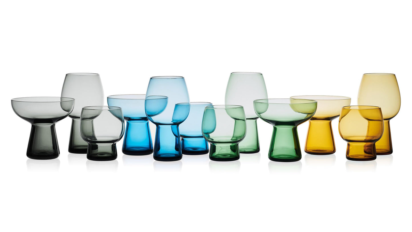 Mikasa Phoebe Margarita Cocktail Glass, Set of 4, Amber