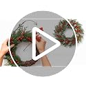 40 pcs Artificial Red Berry Stems for Christmas Decorations, 6.5 Inch Holiday Floral Picks