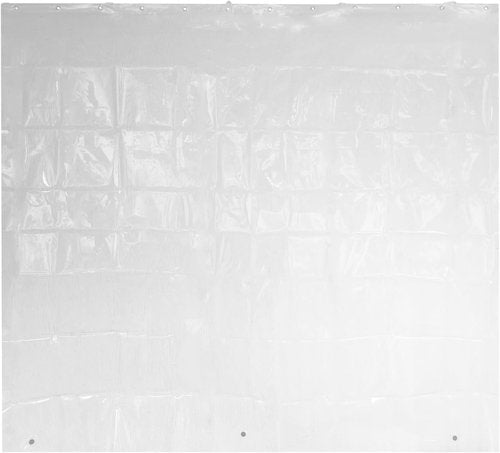 Clear Shower Curtain Liner - 12 Gauge, 72x70 Inches with Weighted Bottom & 12 Grommets