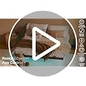 LUKIROYAL Floating Bed Frame Full Size with Smart LED Lights and