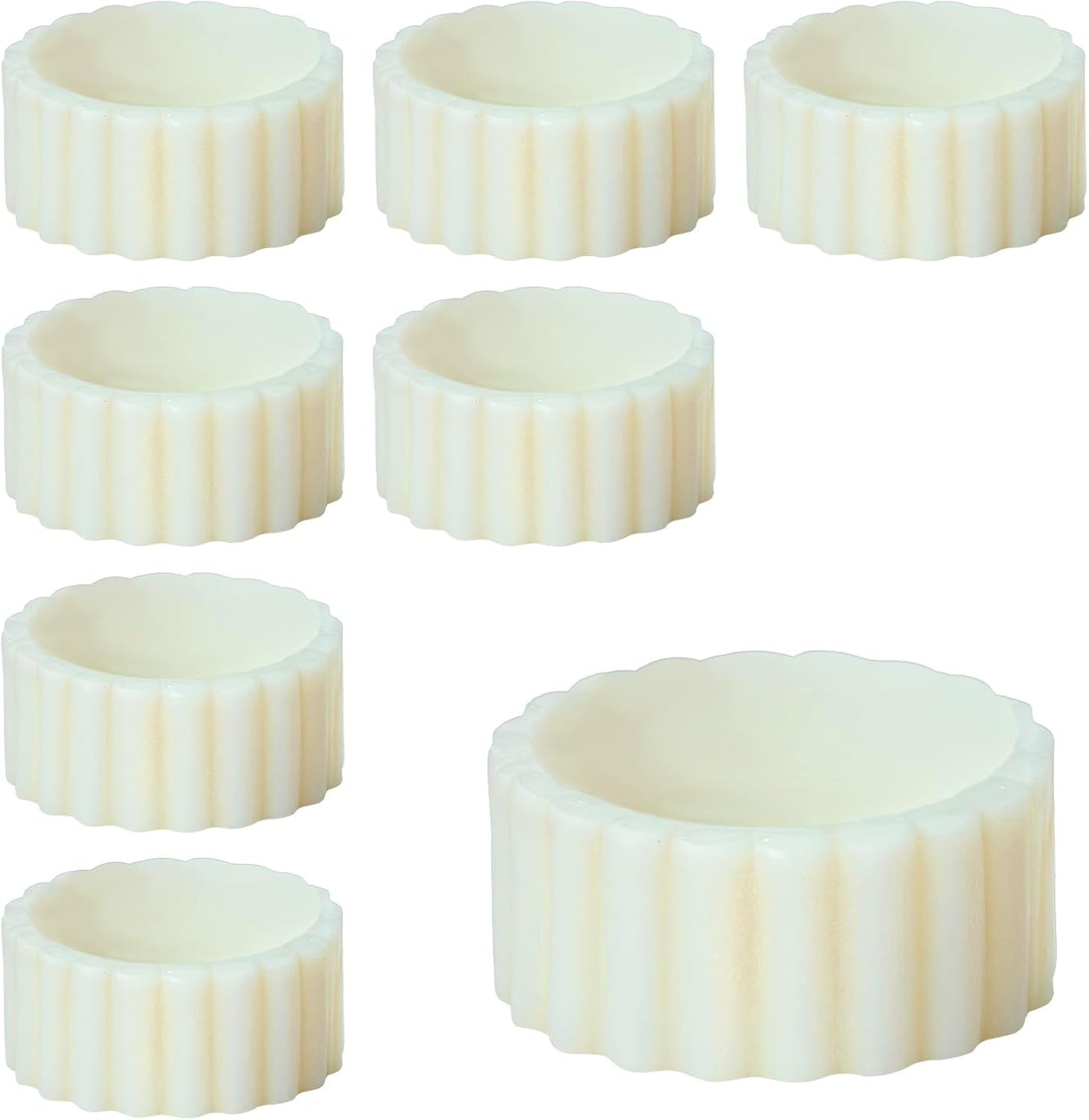 Skiennix Silicone Taper Candle Grippers - 8PCS Candle Hugger Holders for Weddings & Home Decor