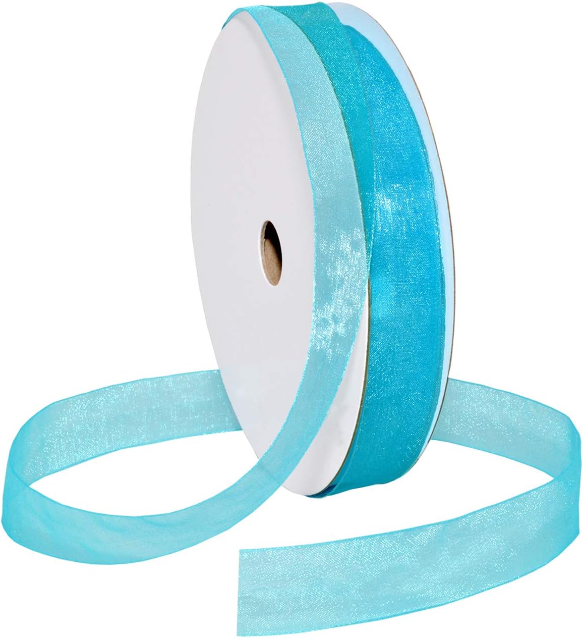 Red Organdy Nylon Ribbon - 5/8 Inch x 100 Yards | Morex 91803/100-609