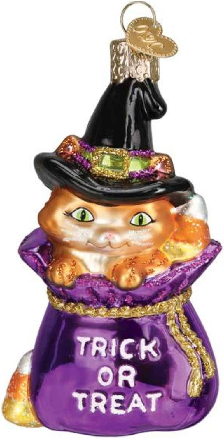 Jolly Roger Glass Blown Ornament - Handcrafted Christmas Tree Decoration, Halloween Collection