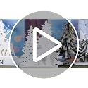 Wooden Christmas Tree and Reindeer Tabletop Decor with Lights - Rustic Holiday Home Decor