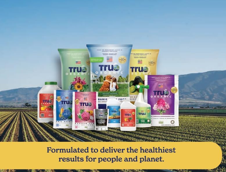 True Organic Blood Meal - High-Nitrogen Fertilizer for Rapid Growth - 3lb Bag Covers 104 Sq. Ft.