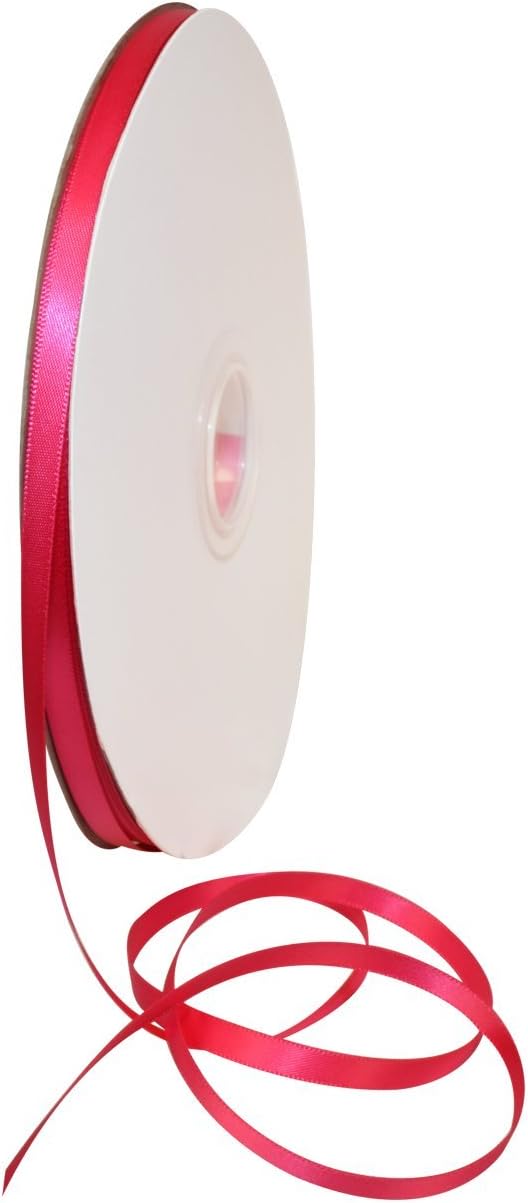Rosy Mauve Double Face Satin Ribbon 3/8" x 100 YD - Perfect for Gift Wrapping, Crafts & Weddings