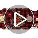 Artoid Mode Gnome Christmas Table Runner 13x60 Inch Home Holiday Decor, Red & Black