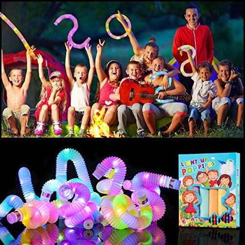 12 PCS Glow Sticks Pack, Glow in Dark Party Favor Supplies, Halloween Light Up Light up Bracelets Accessories for Toddlers, Neon Party Decorations for New Years Eve Birthday Camping