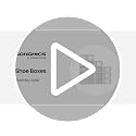 SONGMICS Clear Plastic Shoe Storage Boxes Pack of 18 - Transparent + White Variations
