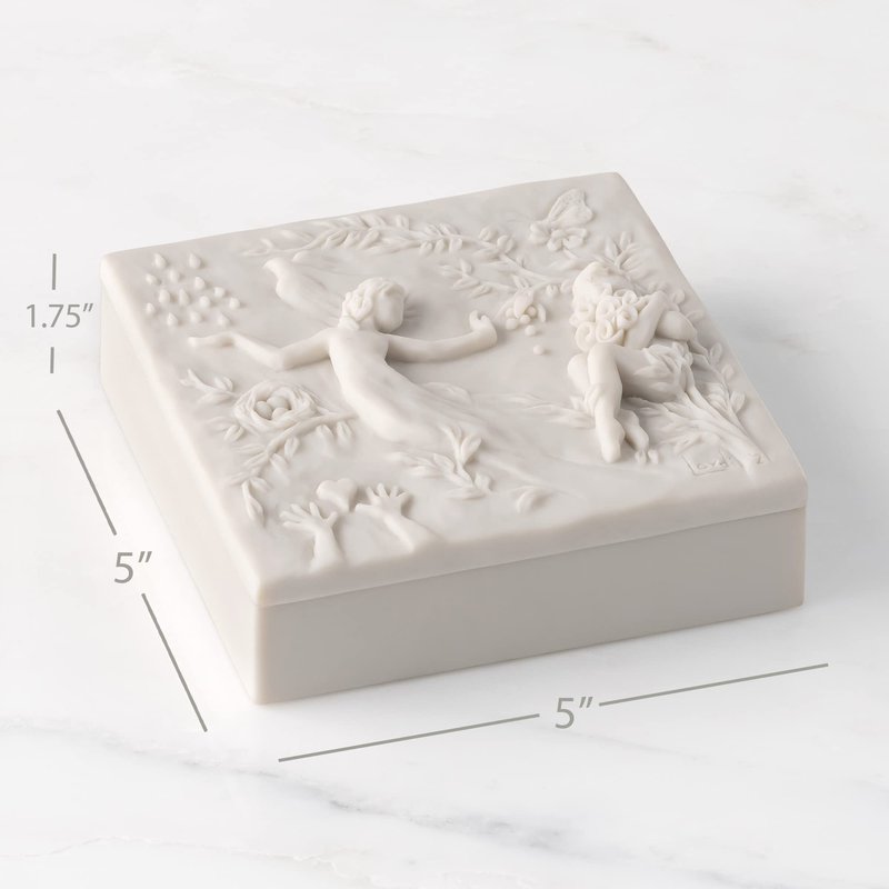 Willow Tree A Healing Wish, A healing wish for you, Carvings of Nature Including, Butterflies, a Bouquet of Flowers, and a Bird's Nest, Table Top, Wall Plaque, Sculpted Jewelry Keepsake Box