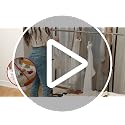 VICERII Black Heavy Duty Rolling Clothes Rack 55.5 Inch with Shelf & Wheels