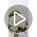 Yatim 21-Inch White Artificial Hydrangea Flowers - 5 Pack for Home & Wedding Decor