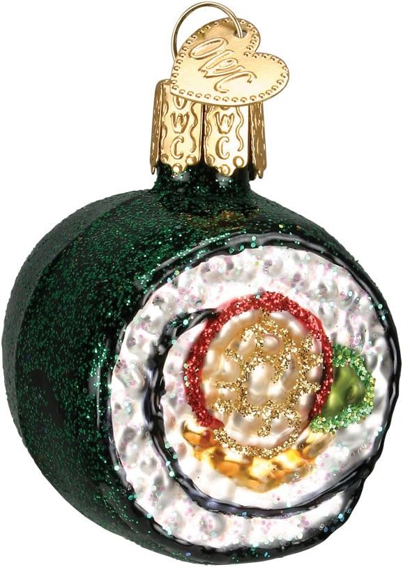 Handcrafted Glass Cheese Wedge Ornament - Unique Christmas Tree Decoration