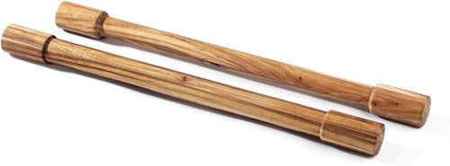 Ironwood Gourmet Acacia Wood Rolling Pins - Set of 2 Durable Long Pins for Baking