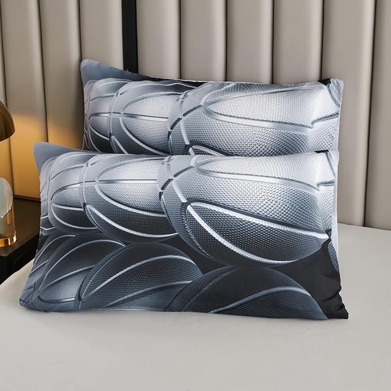 Football Comforter Sets,6 PCS Football Bedding Set,Kids Comforter Sets for Boys,Twin Black and Gold Bed Sets for Boys,Bed in A Bag with Sheets