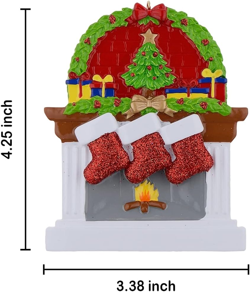 Personalized Family Christmas Stocking Ornaments - Set of 6 Unique Keepsake Gifts 2025