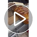 Manual Bread Slicer with Adjustable Thickness & 30 Bread Bags - Food Safe Kitchen Tool