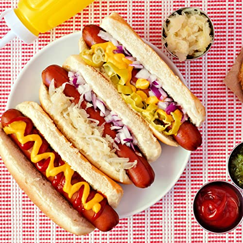 Nostalgia Hot Dog Roller & Bun Toaster Oven - Red, 8 Rollers, Multi-Use