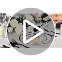 600PCS Clear Black Disposable Dinnerware Set for Parties - Heavy Duty, BPA-Free