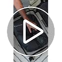 Black Voyage Reusable Vacuum Compression Travel Bag Set - Gray Small 3-Pack for Carry-On & Backpack