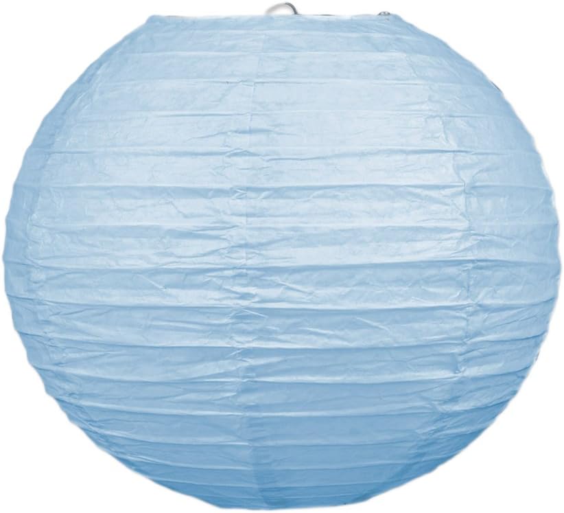 Lavender Paper Lanterns - 3 Pack Decorative Hanging Ceiling Decor for Birthdays, Showers & Events
