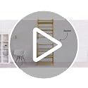 Espresso 3-Shelf Folding Stackable Bookcase - Solid Wood, No Assembly