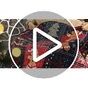 Fall Pumpkin Patchwork Quilted Throw Blanket 50x66 Inches - Autumn Decor