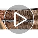 Large Water Hyacinth Wicker Storage Basket - Natural Home Organizer 15.5"L x 10.8"W x 6.2"H